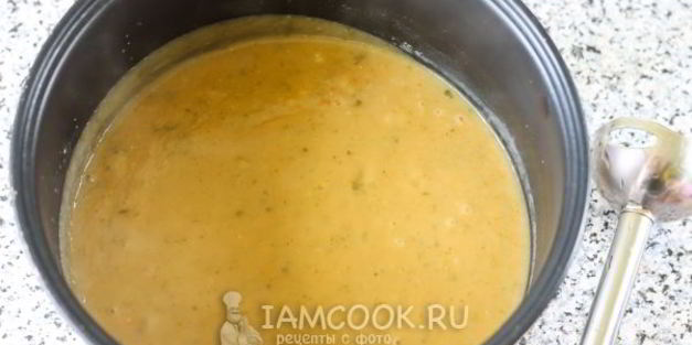 гороховый суп-пюре в мультиварке