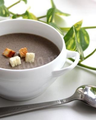 Грибной суп-пюре с белыми грибами