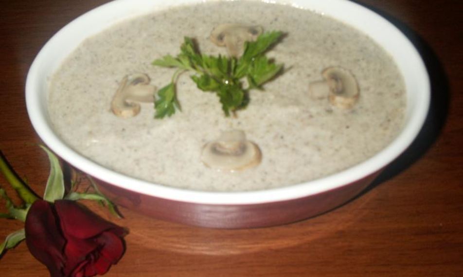 Рецепт грибной суп пюре со сметаной