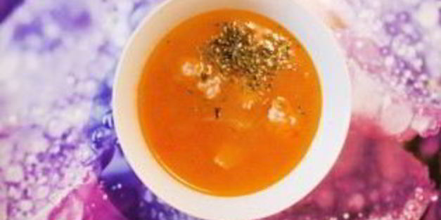 картофельный суп-пюре с фрикадельками