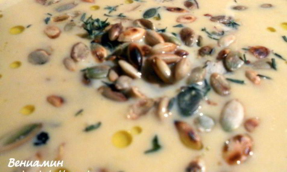 Рецепт кукурузный суп-пюре с бататом