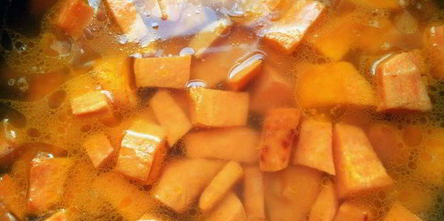 кукурузный суп-пюре с бататом