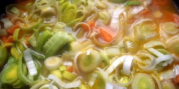 кукурузный суп-пюре с бататом