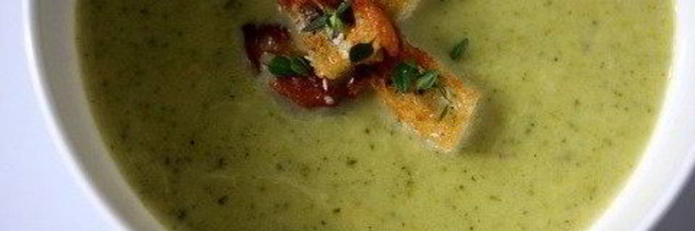 Куриный суп-пюре с брокколи