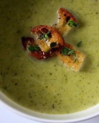 Куриный суп-пюре с брокколи