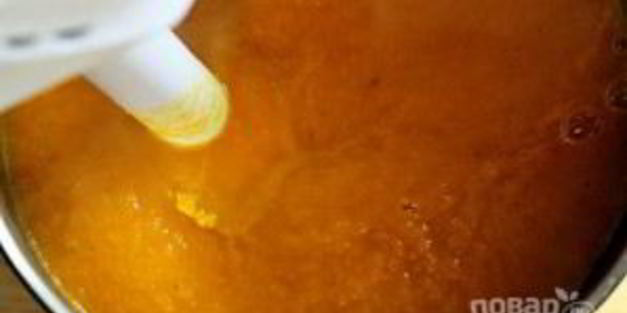 морковный суп-пюре с имбирем и карри