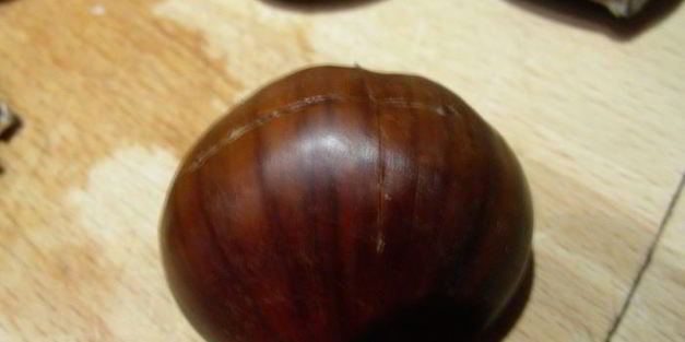 нежный крем-суп из каштанов с красным вином и пюре из сельдерея