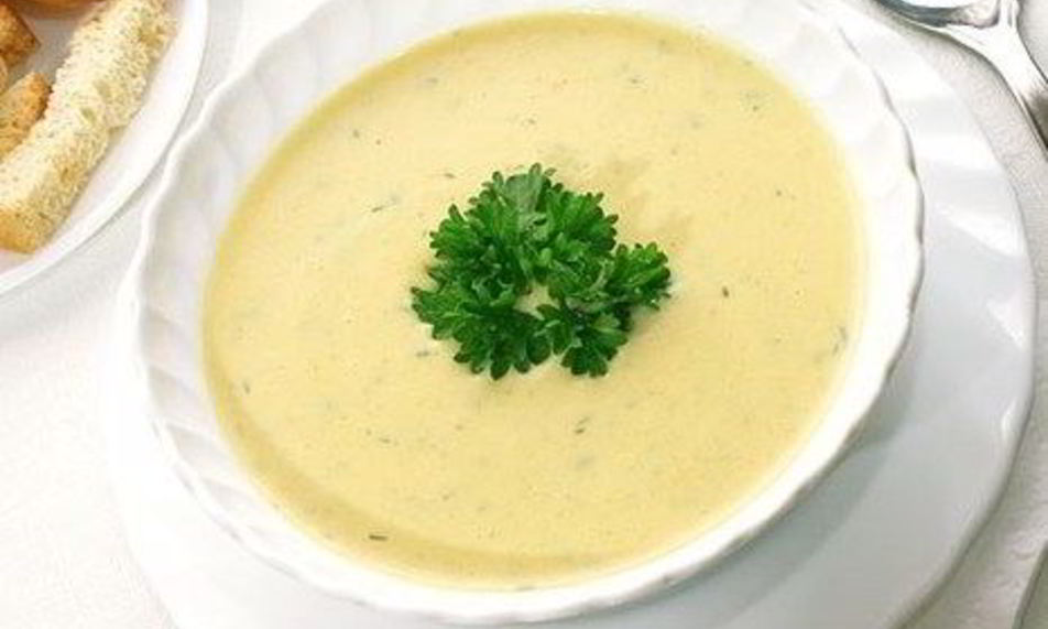 Рецепт нежный куриный суп-пюре с сыром