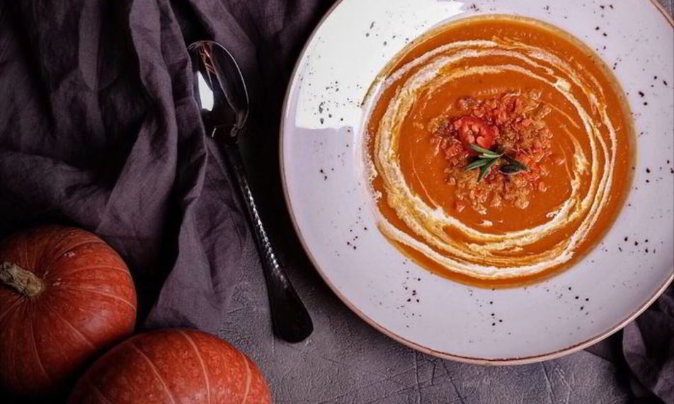 Рецепт острый тыквенный суп-пюре