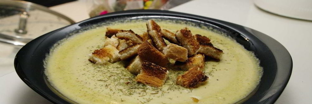 Овощной суп-пюре с брокколи