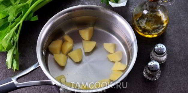 постный суп-пюре из шампиньонов