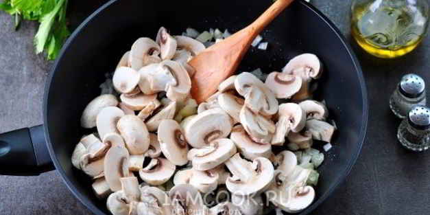 постный суп-пюре из шампиньонов