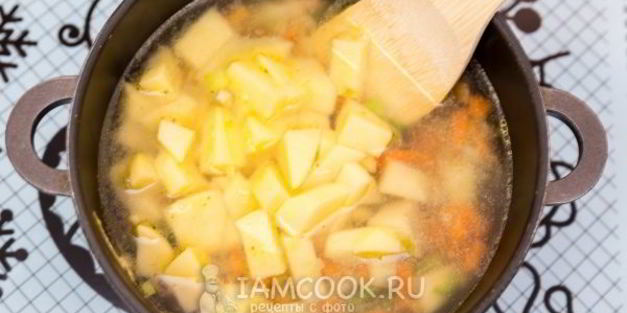 суп-пюре из белокочанной капусты