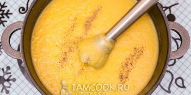 суп-пюре из белокочанной капусты