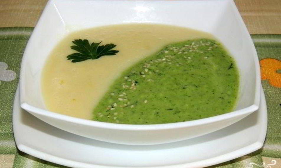 Рецепт суп-пюре из брокколи и кабачков
