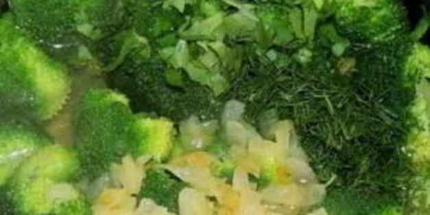 суп-пюре из брокколи и кабачков