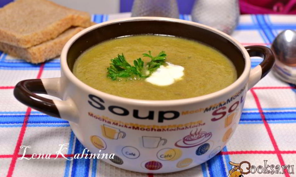 Рецепт суп-пюре из брокколи и шампиньонов