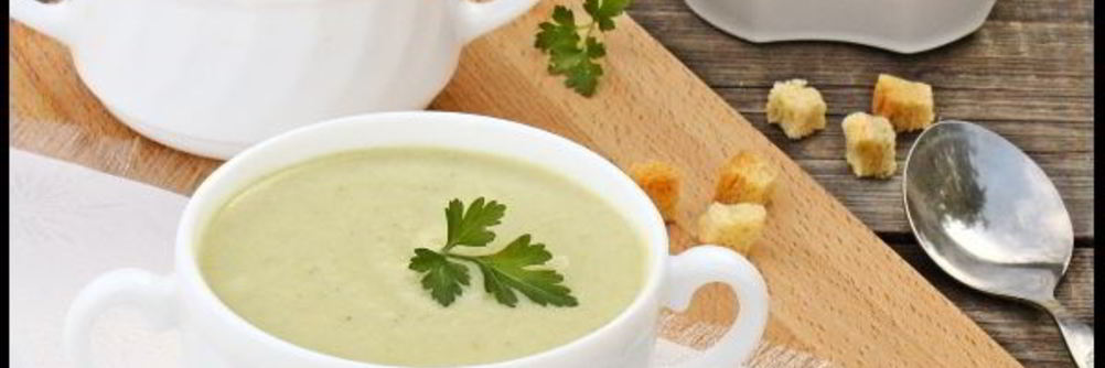 Суп-пюре из брокколи и цветной капусты