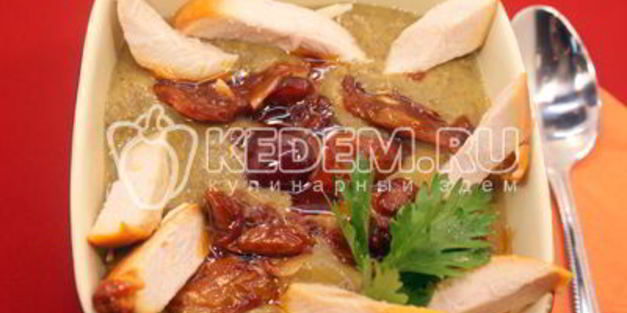 суп-пюре из чечевицы