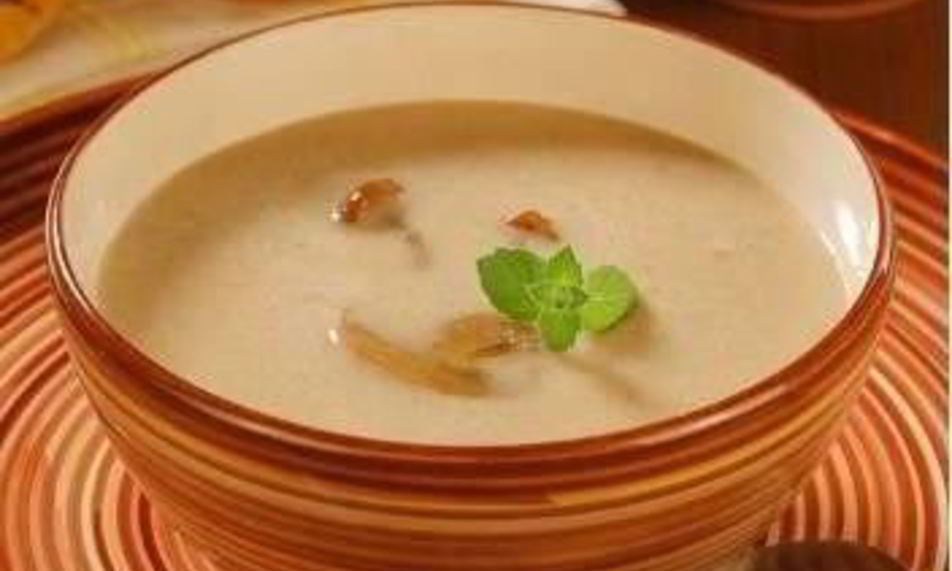 Рецепт суп-пюре из фасоли с грибами