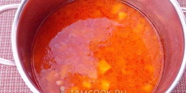 суп-пюре из кабачков с рисом