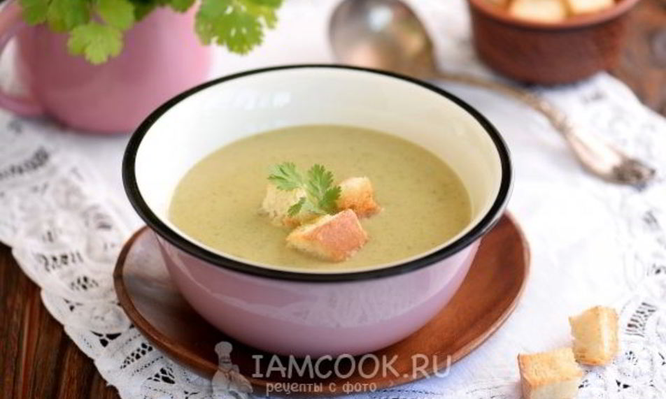Рецепт суп-пюре из кабачков со сливками