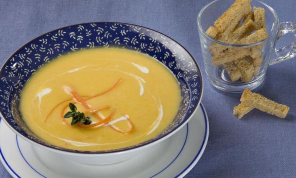 Рецепт суп-пюре из картофеля с морковью