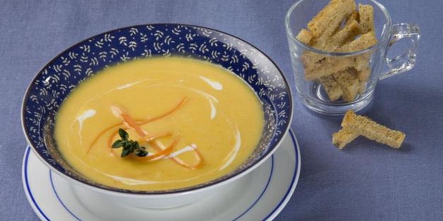 суп-пюре из картофеля с морковью