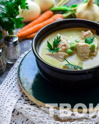 Суп пюре из курицы