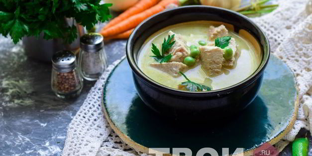 суп пюре из курицы