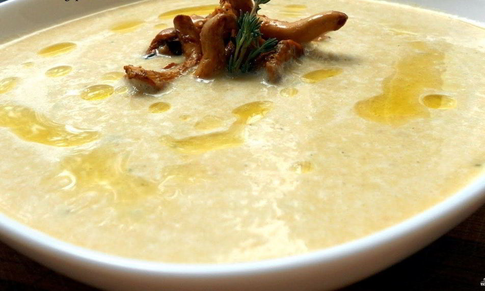 Рецепт суп-пюре из лисичек