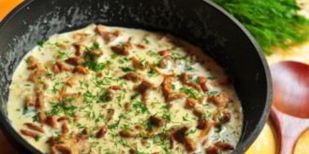 суп-пюре из лисичек