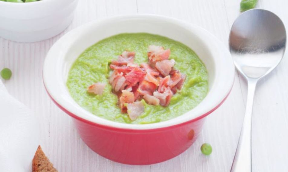 Рецепт суп-пюре из молодого горошка