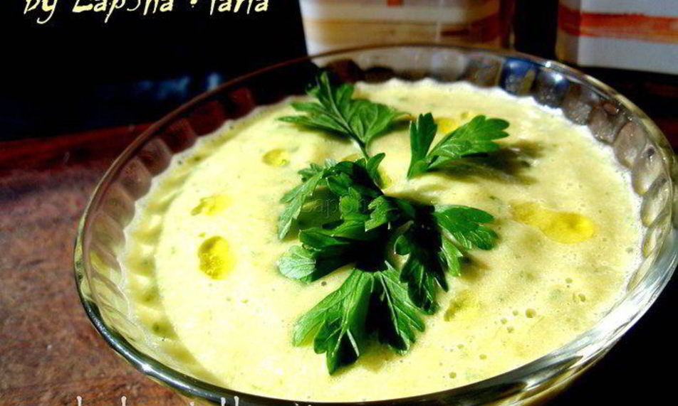 Рецепт суп-пюре из петрушки с сыром бри