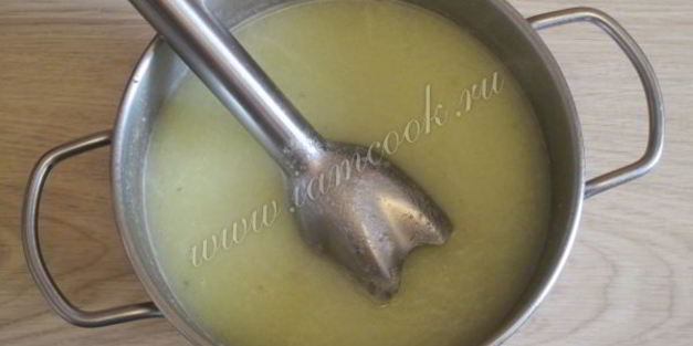 суп-пюре из сельдерея