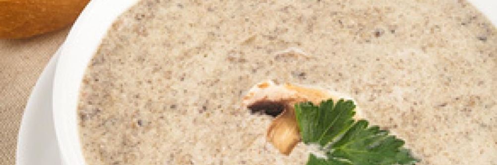 Суп-пюре из шампиньонов