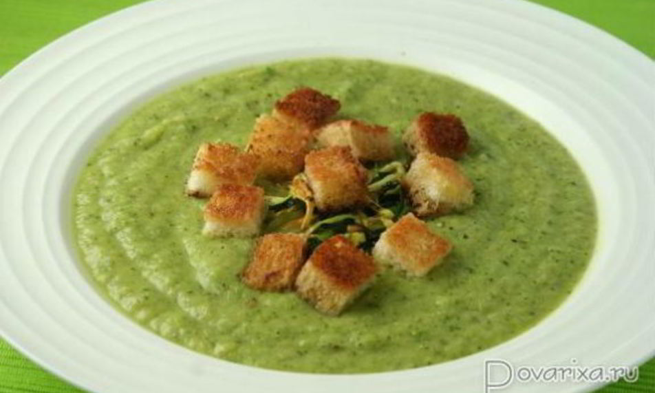 Рецепт суп-пюре из цуккини