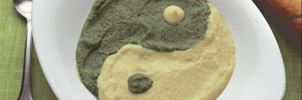 Суп-пюре из цветной капусты и брокколи