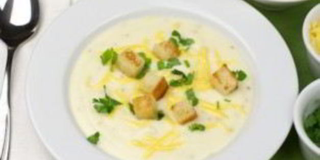 суп-пюре из цветной капусты со сливками