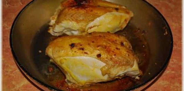 суп-пюре из тыквы с курицей и зеленым горошком