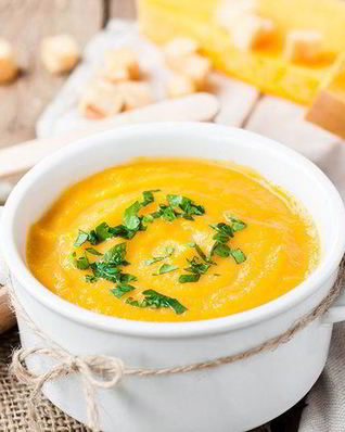 Суп-пюре из тыквы