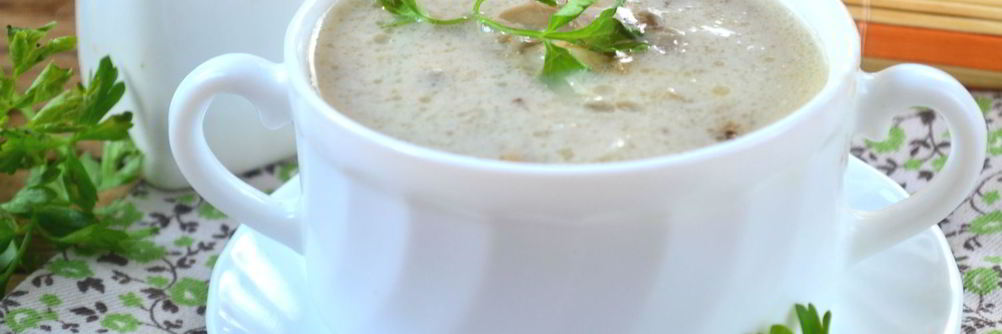 Суп-пюре из вешенок