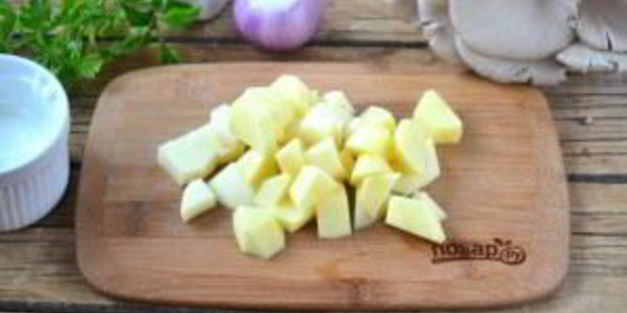 суп-пюре из вешенок