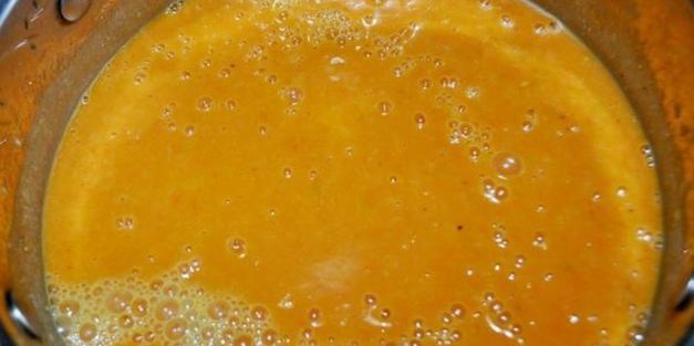 суп-пюре из запеченной тыквы