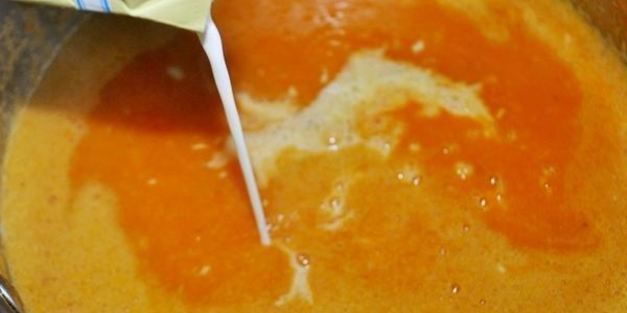суп-пюре из запеченной тыквы