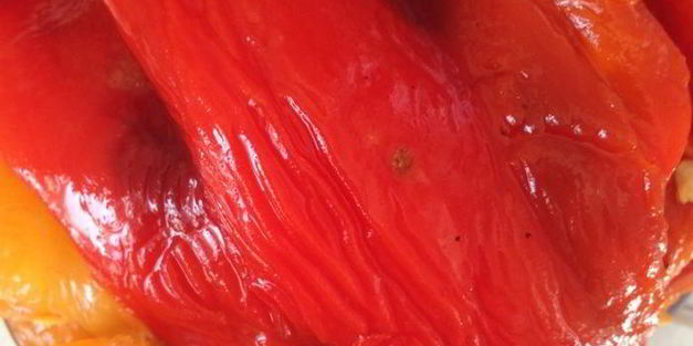 суп-пюре из запеченных перцев с апельсиновым соком