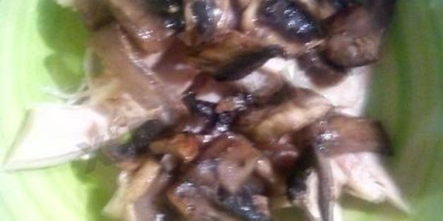 суп пюре на курином бульоне из шампиньонов