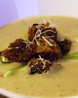 Суп-пюре с белыми грибами