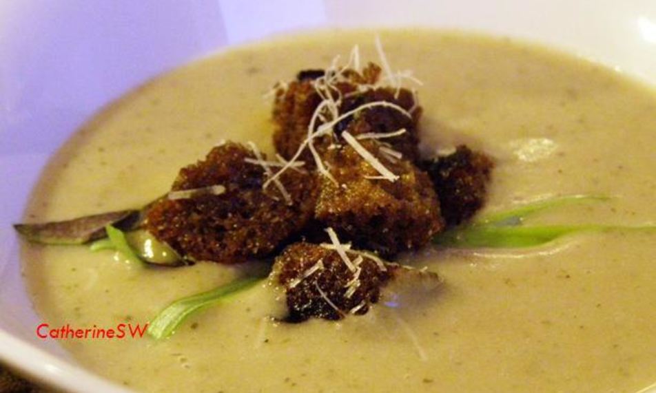 Рецепт суп-пюре с белыми грибами