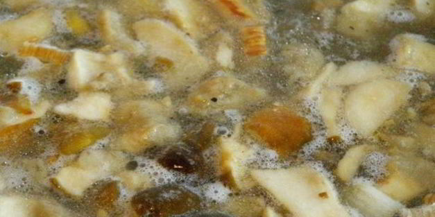 суп-пюре с белыми грибами